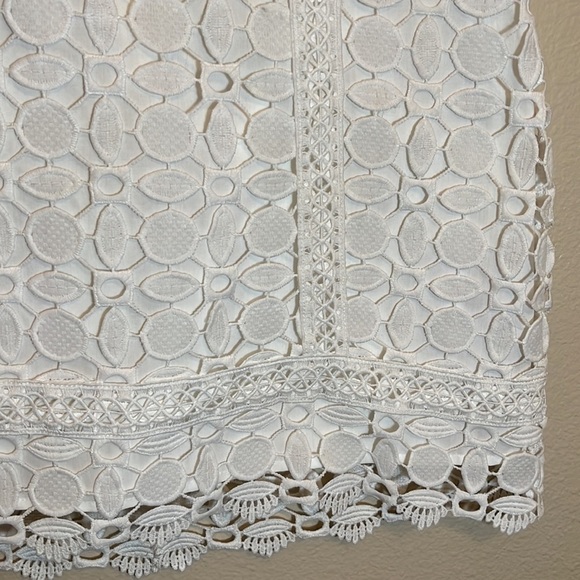 Topshop White Crochet Skirt - Picture 5 of 16